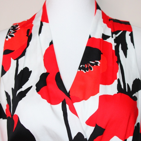 London Times Surplus Fit-N-Flare Floral Midi Dress - Picture 8 of 11